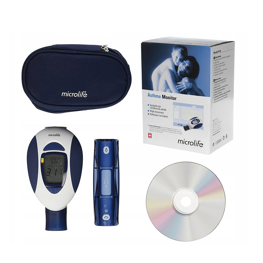 Monitor electrónico para Asma, flujo respiratorio PF100 MICROLIFE – Coinmed